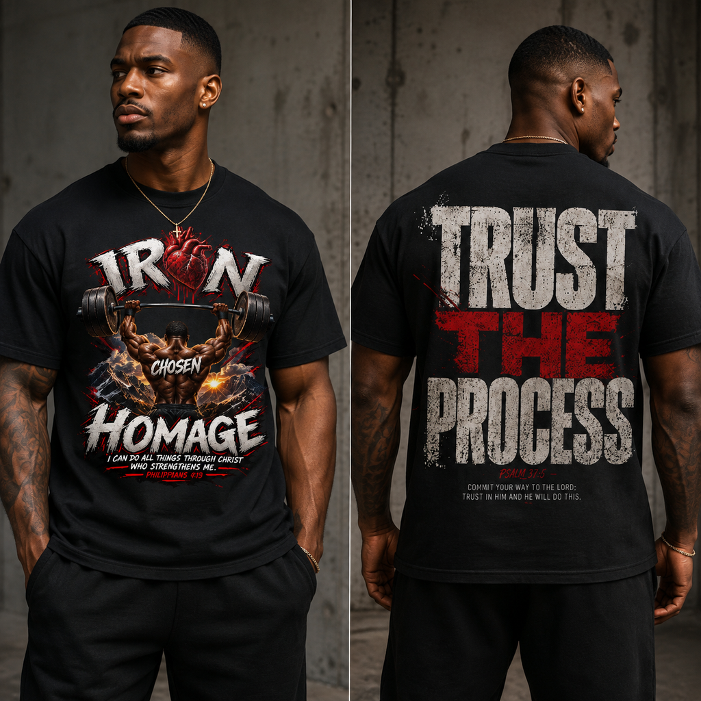 “TRUST THE PROCESS” Oversized T-Shirt