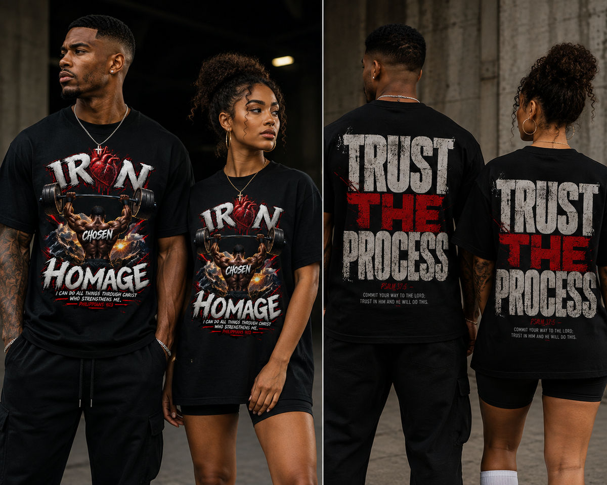 “TRUST THE PROCESS” Oversized T-Shirt