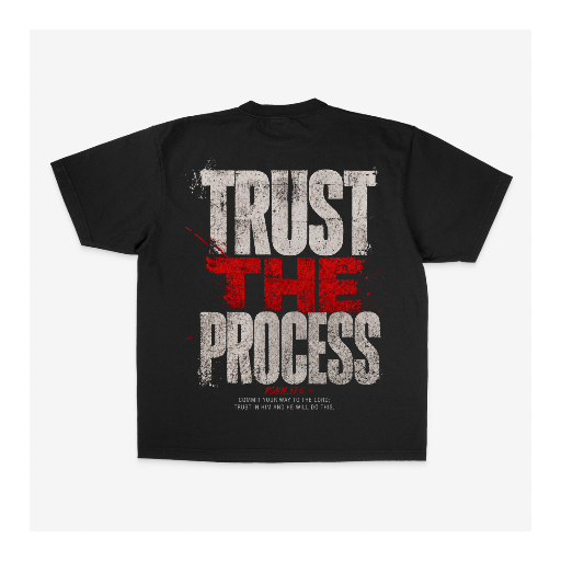 “TRUST THE PROCESS” Oversized T-Shirt
