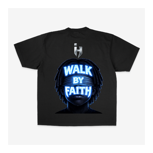 “WALK BY FAITH” Drop Shoulder Tee